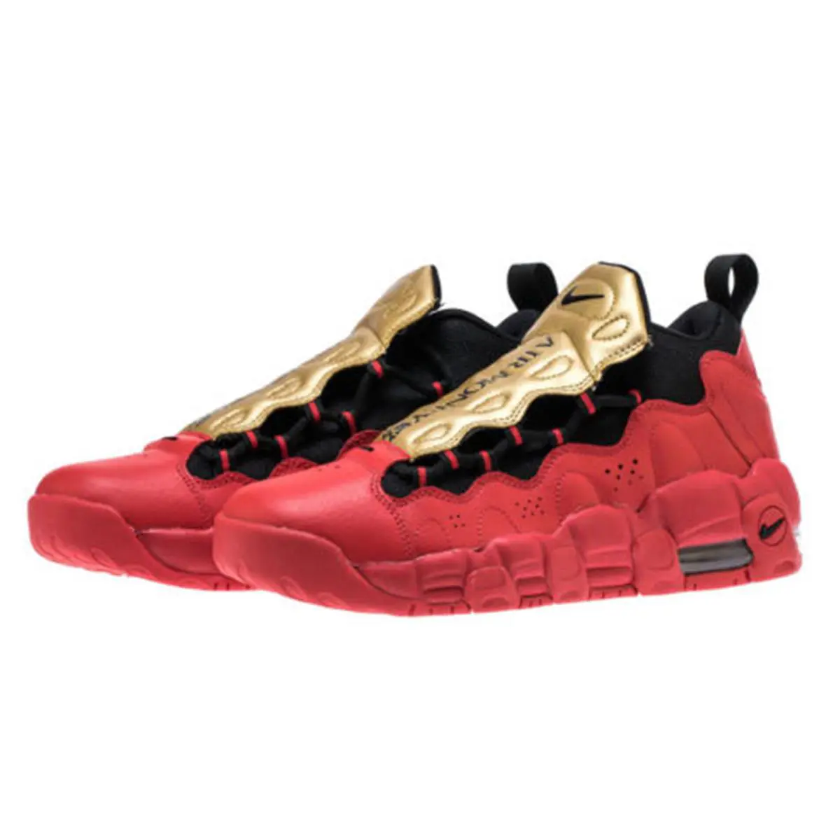 Nike shoes - Nike Air More Money - Air More Money - UNIVERSITY RED / BLACK / YELLOW 10