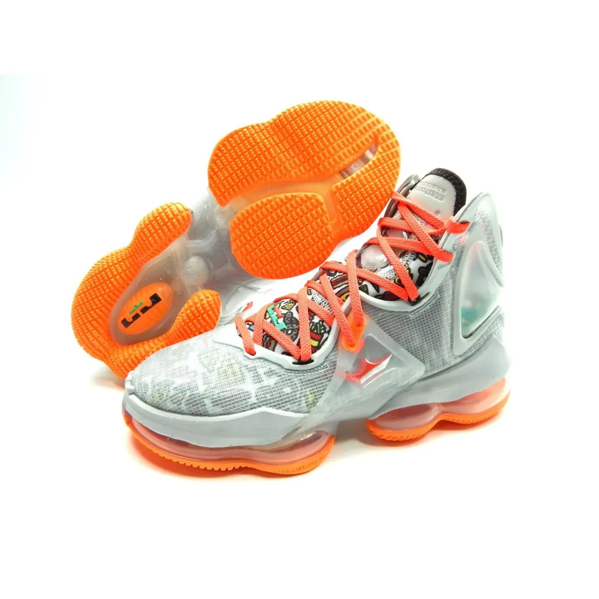 Nike shoes - Nike LeBron 19 - LeBron - DC993 001 - Gray 9