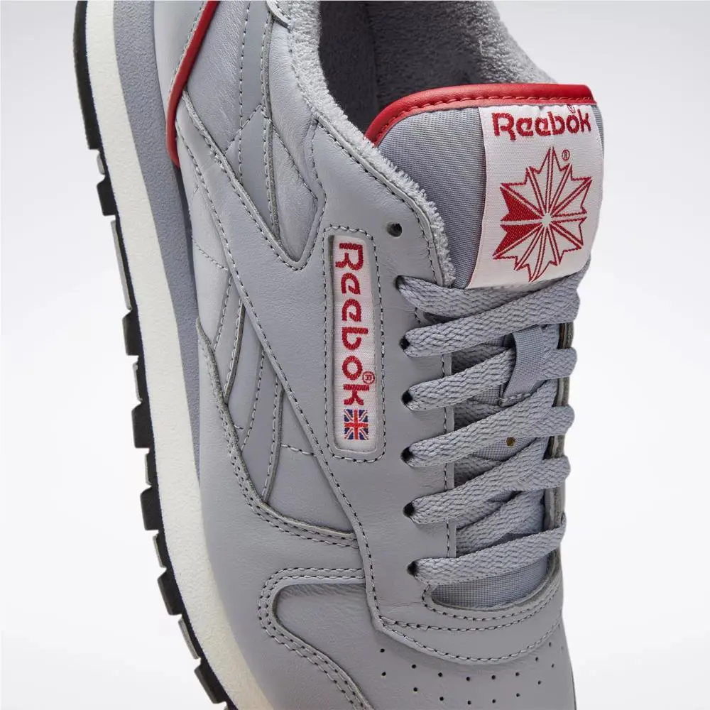 Reebok shoes - Reebok Classic Leather 1983 Vintage - GX0282 - Cold Grey 3/Flash Red/Chalk, Manufacturer: Cold Grey 3/Flash Red/Chalk 5