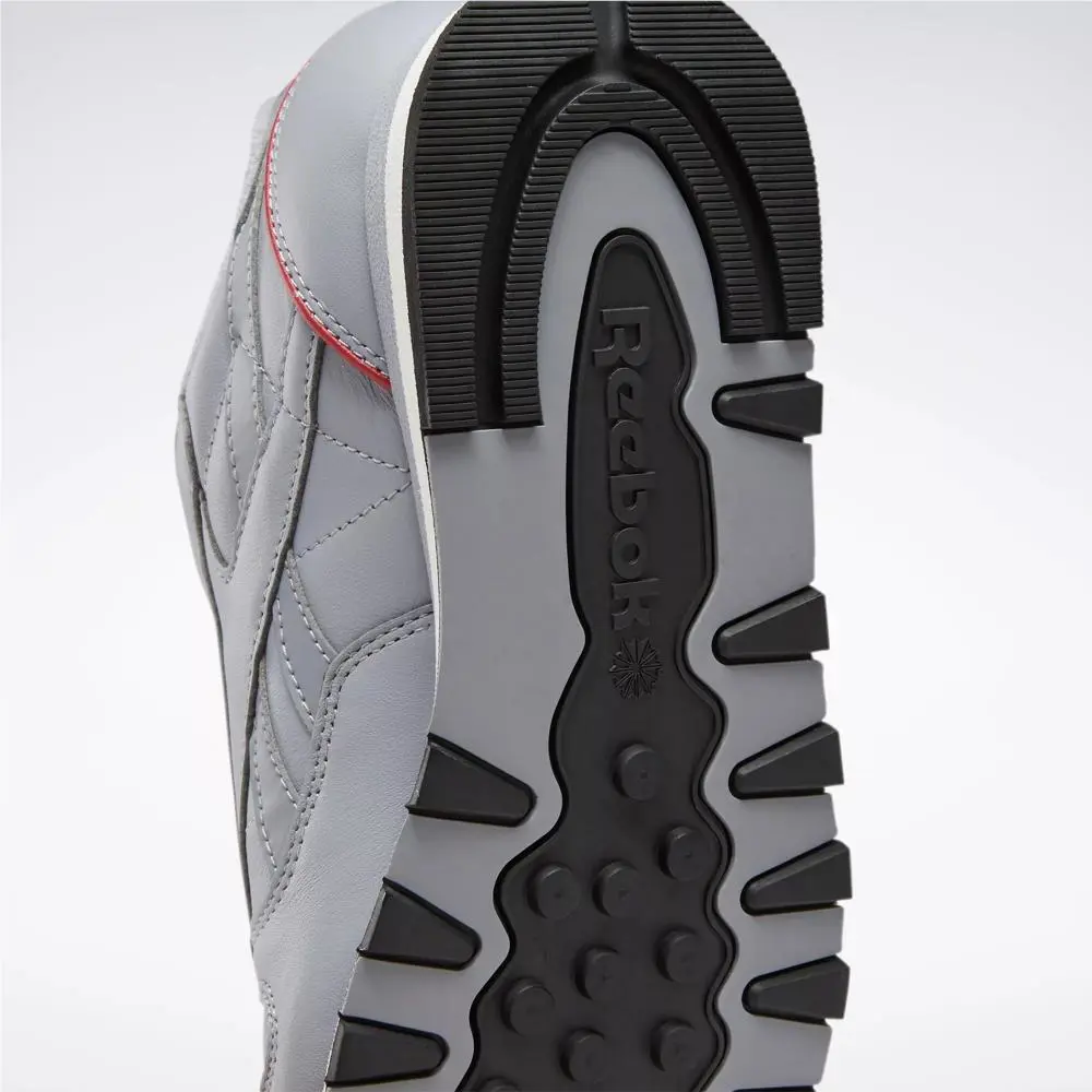 Reebok shoes - Reebok Classic Leather 1983 Vintage - GX0282 - Cold Grey 3/Flash Red/Chalk, Manufacturer: Cold Grey 3/Flash Red/Chalk 7
