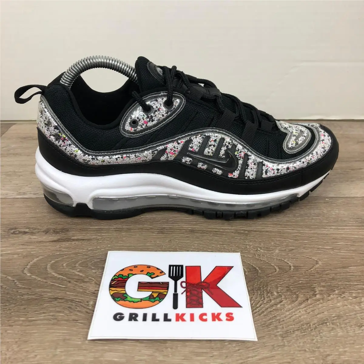 Nike Air Max 98 LX Black Recycled Womens Shoes AV4417 001