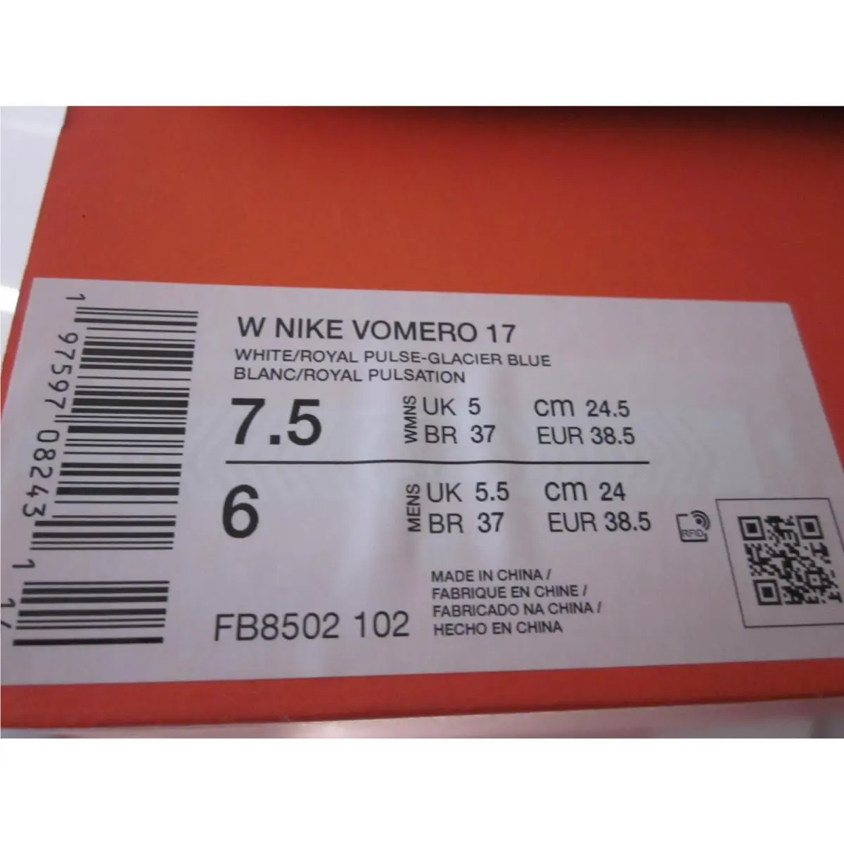 Nike shoes - Nike Vomero 17 - Vomero - White 11