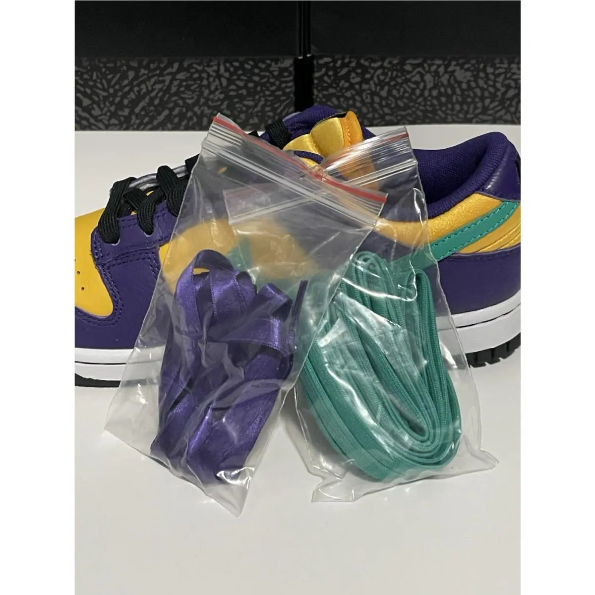 Nike shoes - Nike Dunk Low LL - Dunk Low - DO9581-500 - Court Purple/Clear Emerald 5