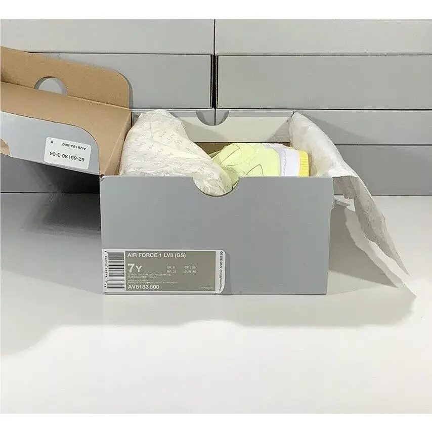 Nike shoes - Nike Air Force 1 LV8 (GS) - AV8183-800 - Citron Tint/Yellow Pulse-White, Manufacturer: Citron Tint/Yellow Pulse-White 5