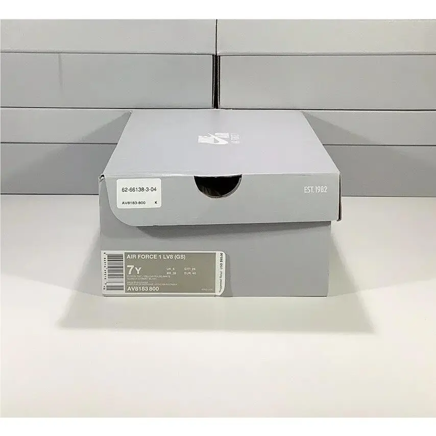 Nike shoes - Nike Air Force 1 LV8 (GS) - AV8183-800 - Citron Tint/Yellow Pulse-White, Manufacturer: Citron Tint/Yellow Pulse-White 6