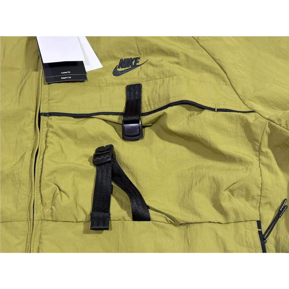 Nike clothing - Nike 24F/W Tech Woven Jacket - FZ0750-307 - Pacific Moss/Black (UPC: 197597284132) 7