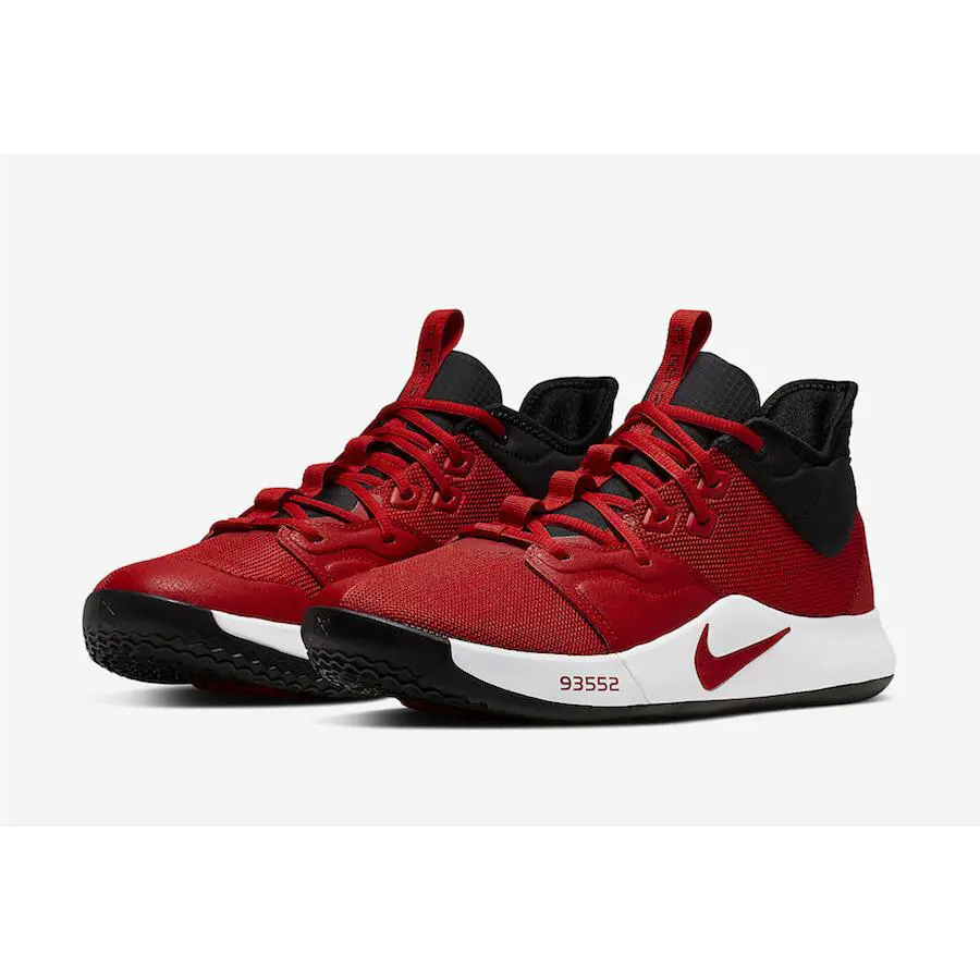 Nike shoes - Nike Pg 3 - AO2607 600 - University Red/Black/White 0