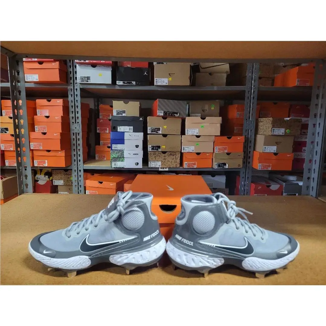 Nike shoes - Nike Alpha Huarache Elite 3 Mid - CK0745-010 - LT Smoke Grey Black Iron Grey 0