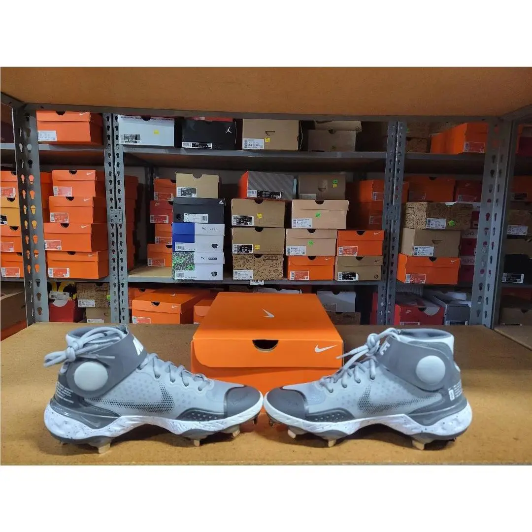 Nike shoes - Nike Alpha Huarache Elite 3 Mid - CK0745-010 - LT Smoke Grey Black Iron Grey 1