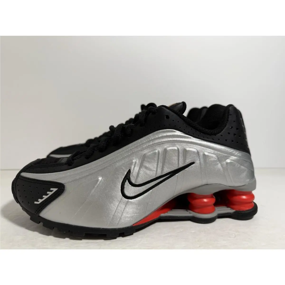 Nike shoes - Nike Shox R4 - Shox - Silver 0