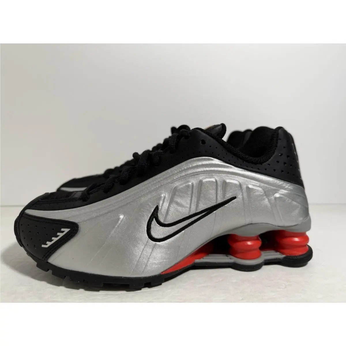 Nike shoes - Nike Shox R4 - Shox - Silver 5