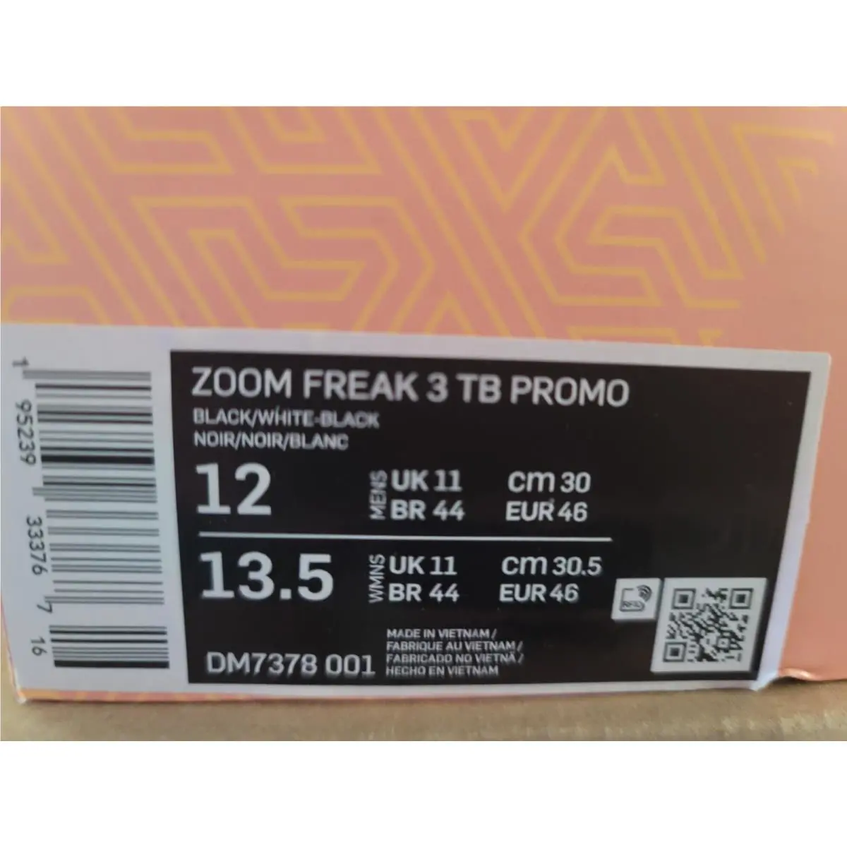 Nike shoes - Nike Zoom Freak - Zoom Freak - DM7378-001 - Black 11