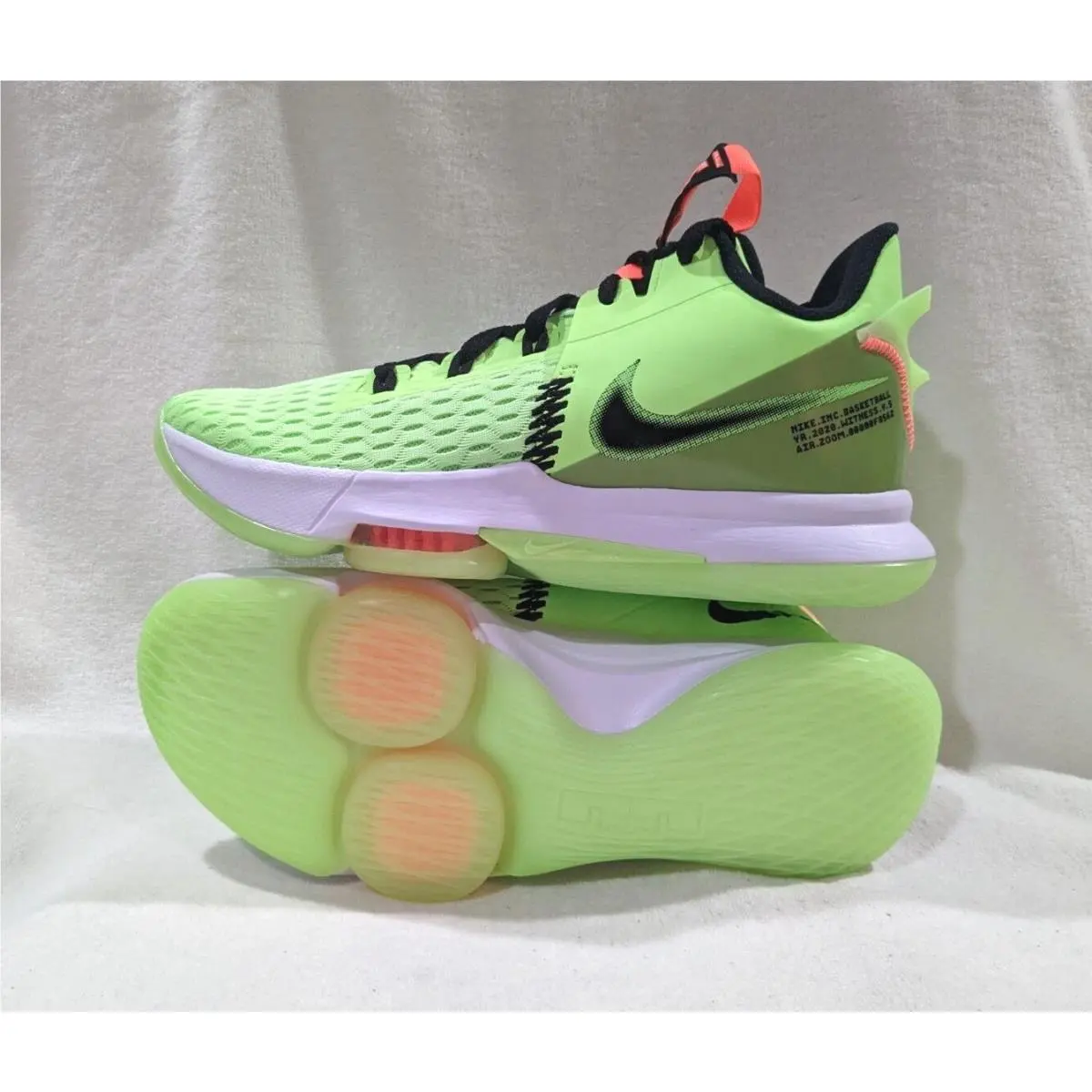 Nike shoes - Nike LeBron 5 - LeBron - CQ9380-300 - Lime Glow/Black/Mango 0