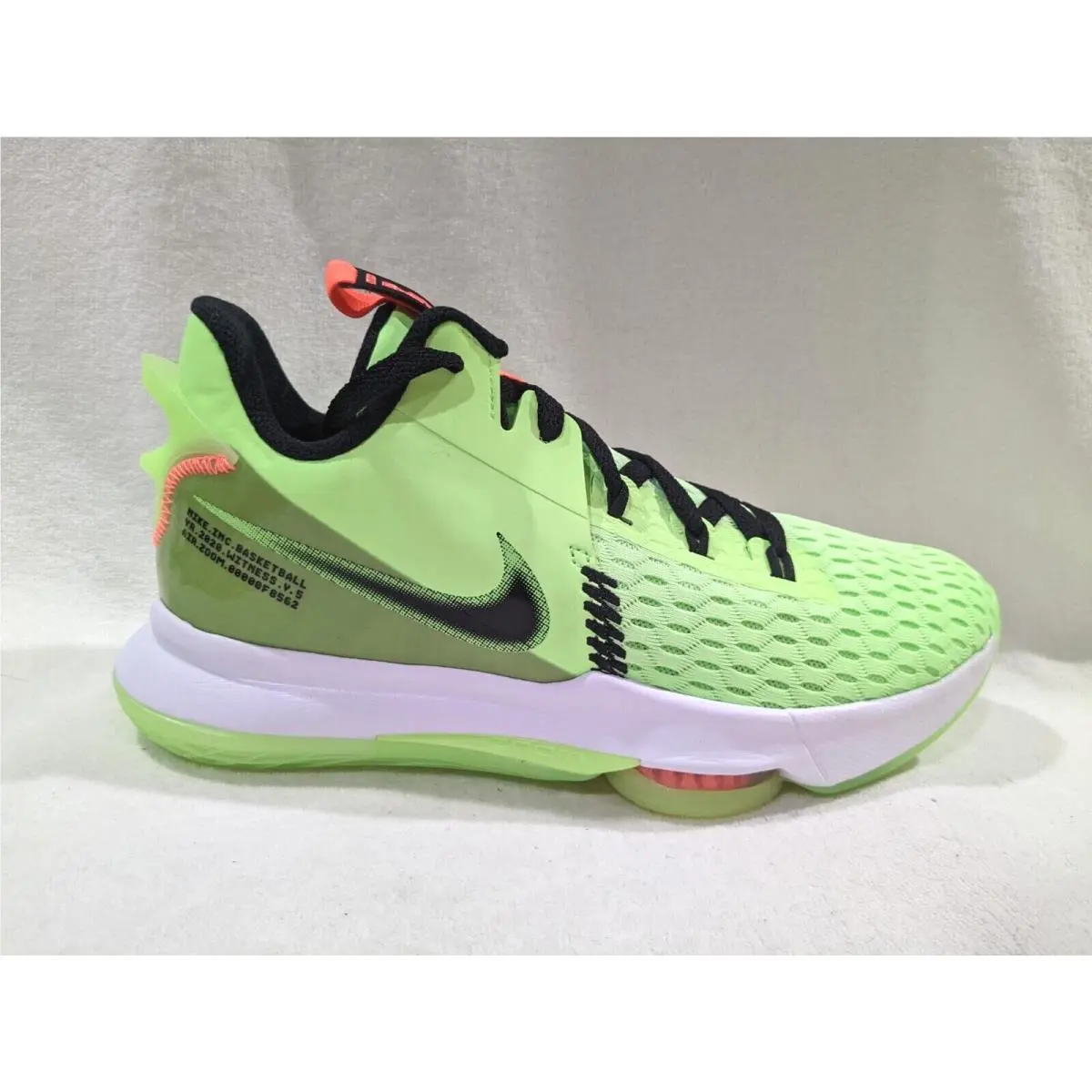 Nike shoes - Nike LeBron 5 - LeBron - CQ9380-300 - Lime Glow/Black/Mango 6
