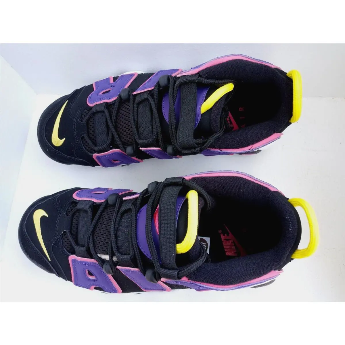 Nike shoes - Nike Air More Uptempo GS - TWO DIFFERENT COLORS, :: BLACK/PINK/PURPLE/WHITE 10