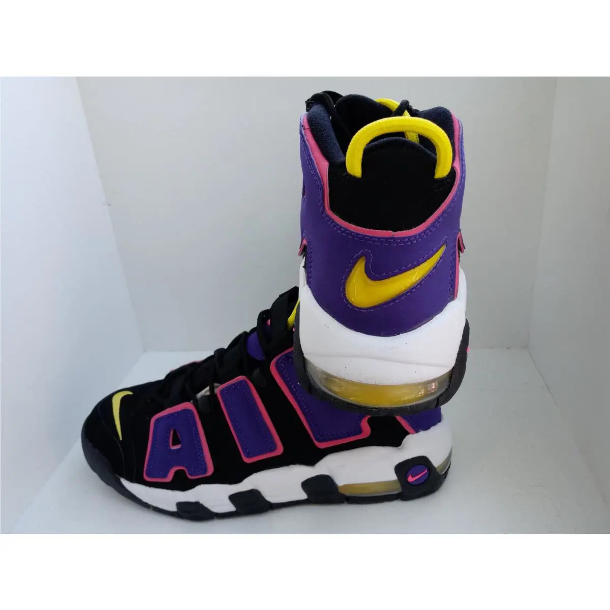 Nike shoes - Nike Air More Uptempo GS - TWO DIFFERENT COLORS, :: BLACK/PINK/PURPLE/WHITE 21