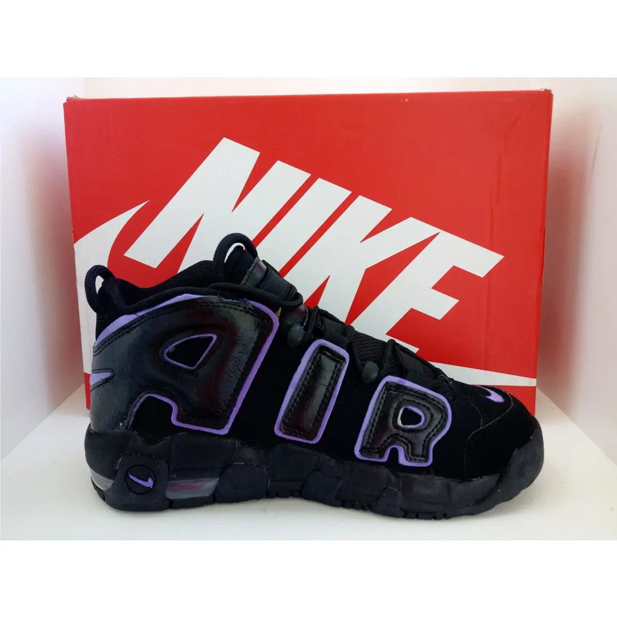 Nike shoes - Nike Air More Uptempo GS - TWO DIFFERENT COLORS, :: BLACK/PINK/PURPLE/WHITE 24