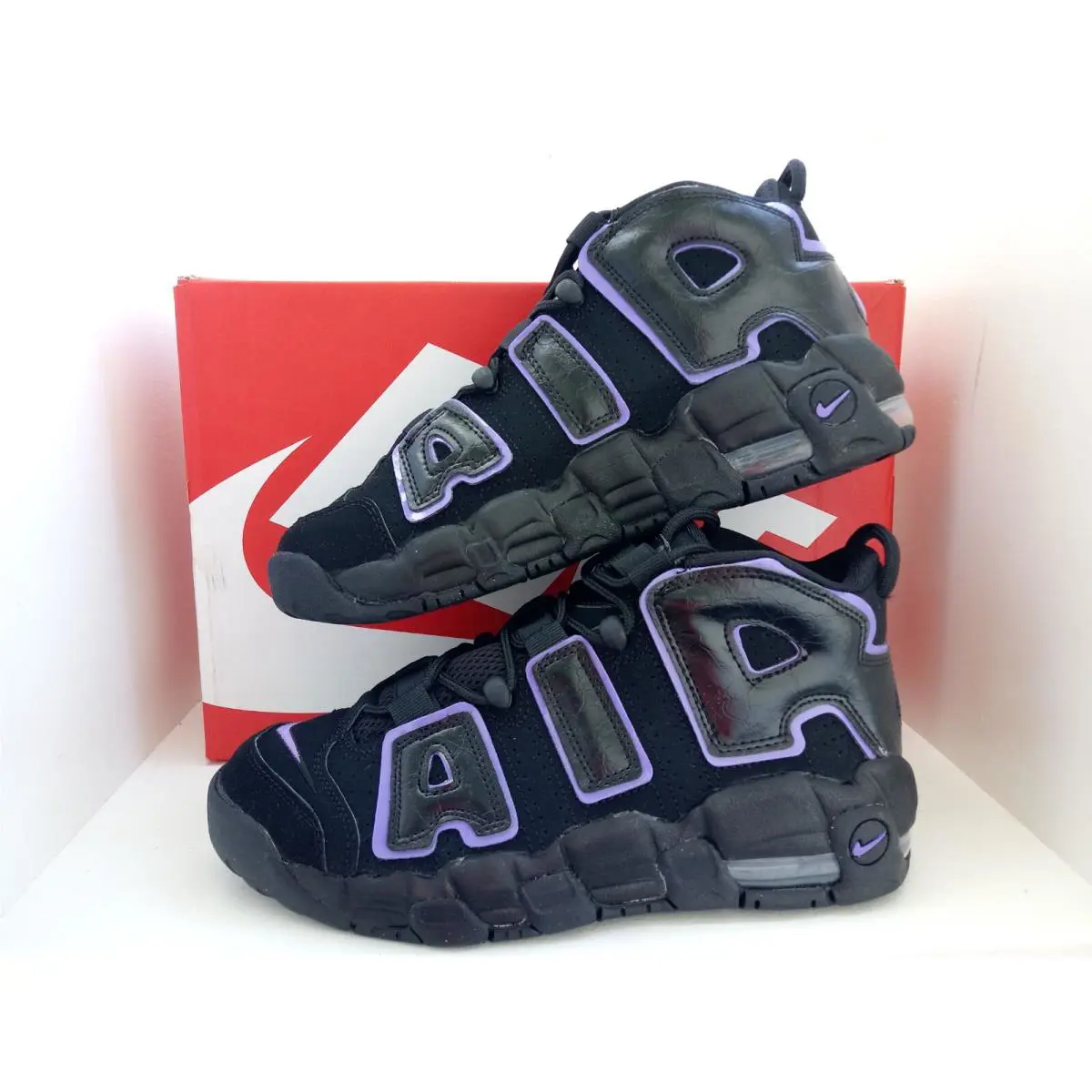 Nike shoes - Nike Air More Uptempo GS - TWO DIFFERENT COLORS, :: BLACK/PINK/PURPLE/WHITE 25