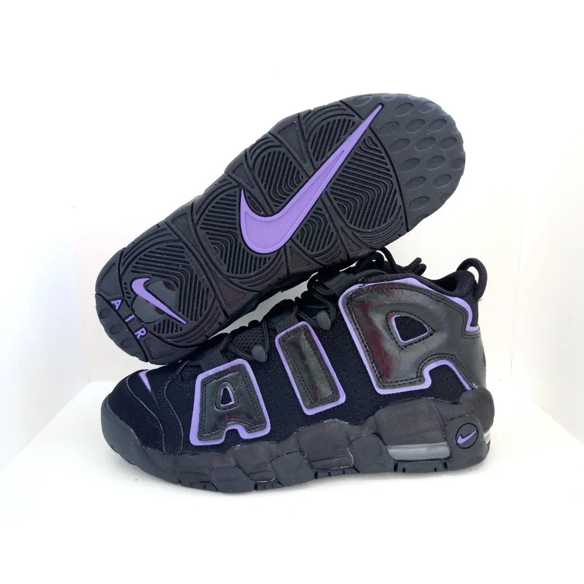 Nike shoes - Nike Air More Uptempo GS - TWO DIFFERENT COLORS, :: BLACK/PINK/PURPLE/WHITE 27