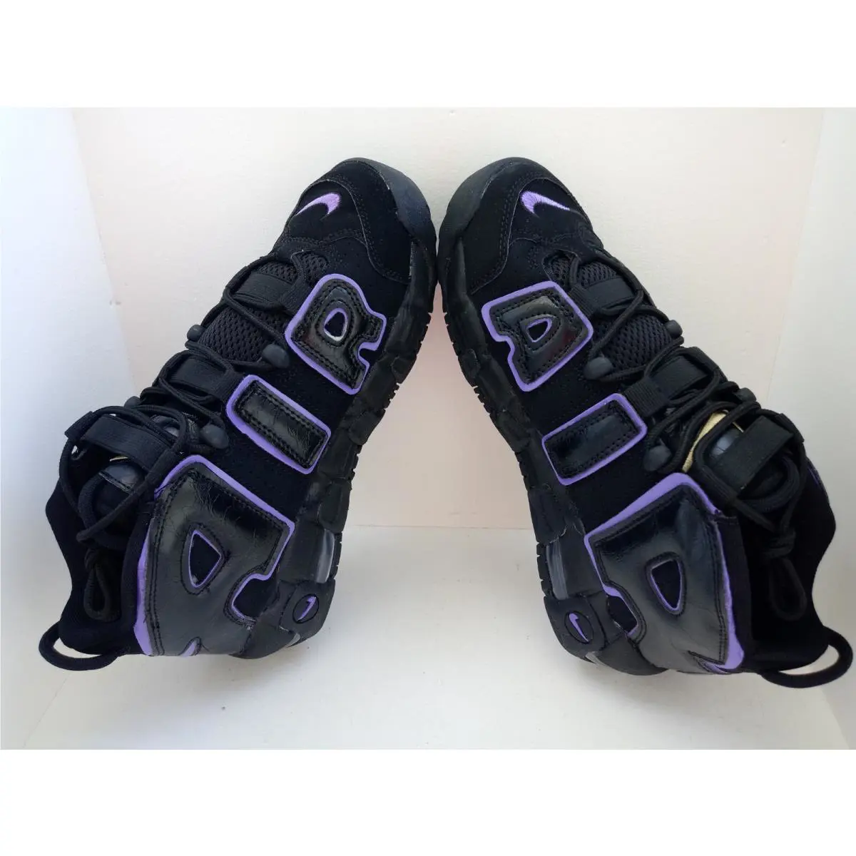 Nike shoes - Nike Air More Uptempo GS - TWO DIFFERENT COLORS, :: BLACK/PINK/PURPLE/WHITE 29