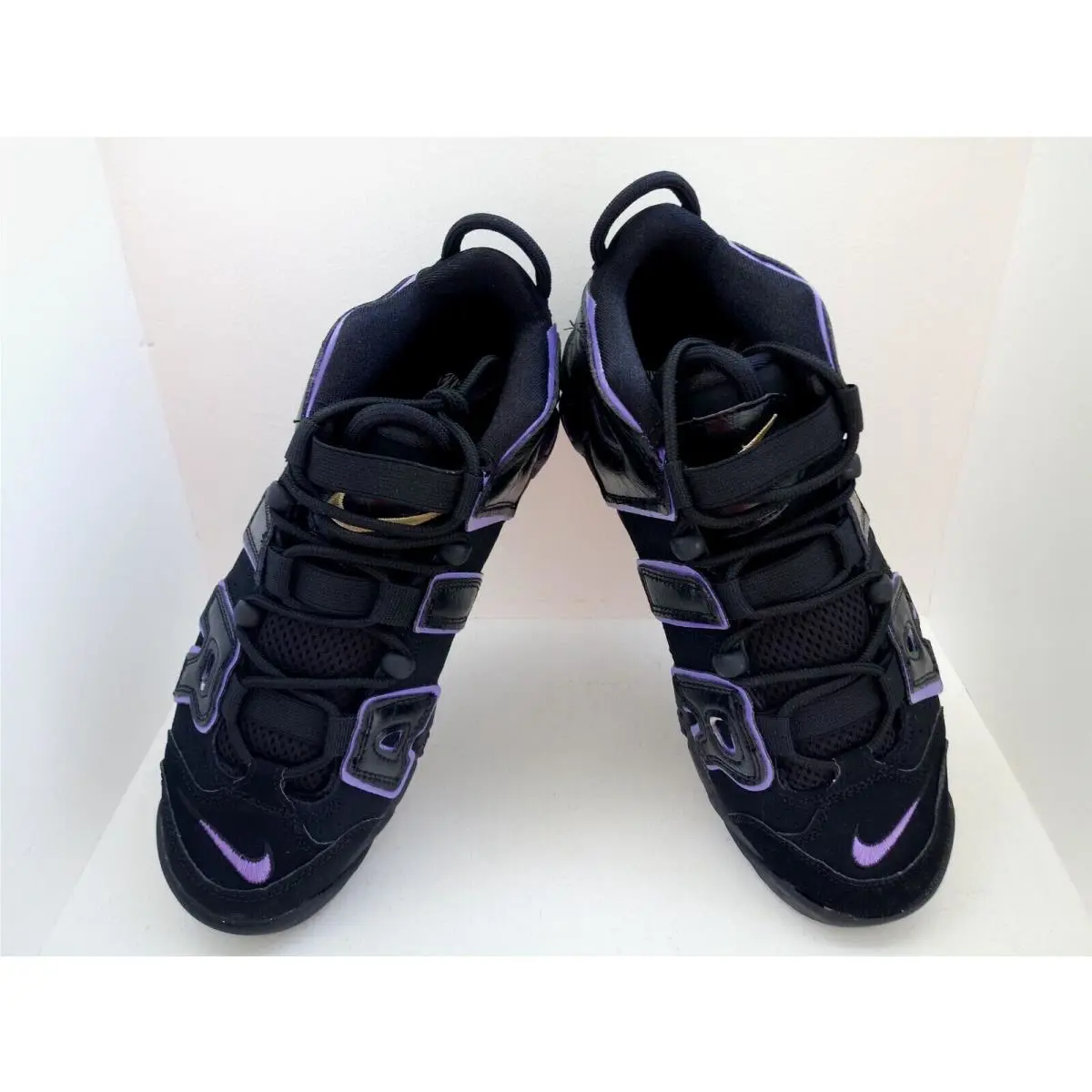 Nike shoes - Nike Air More Uptempo GS - TWO DIFFERENT COLORS, :: BLACK/PINK/PURPLE/WHITE 33
