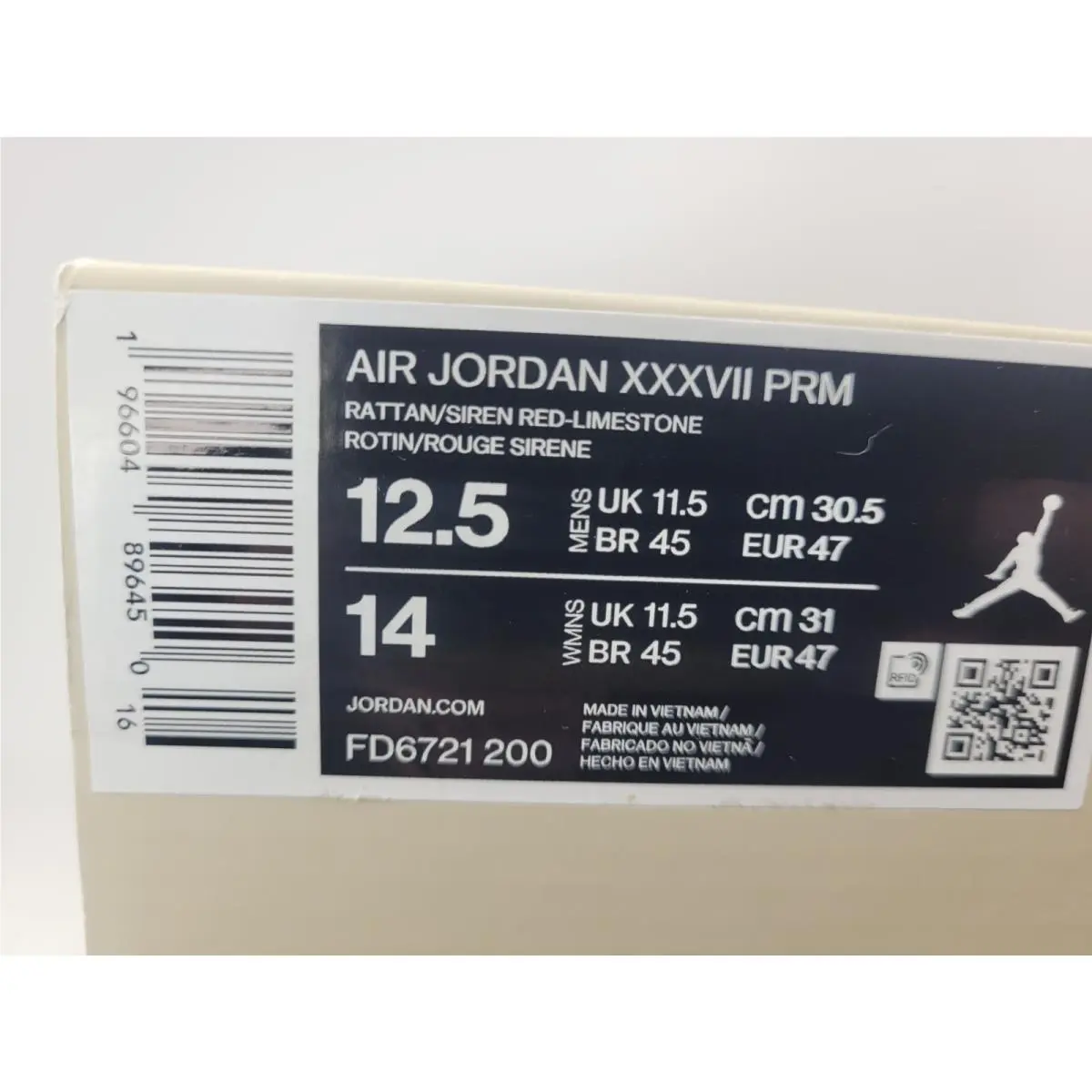 Nike shoes - Air Jordan 37 - Air - FD6721-200 - Beige 10