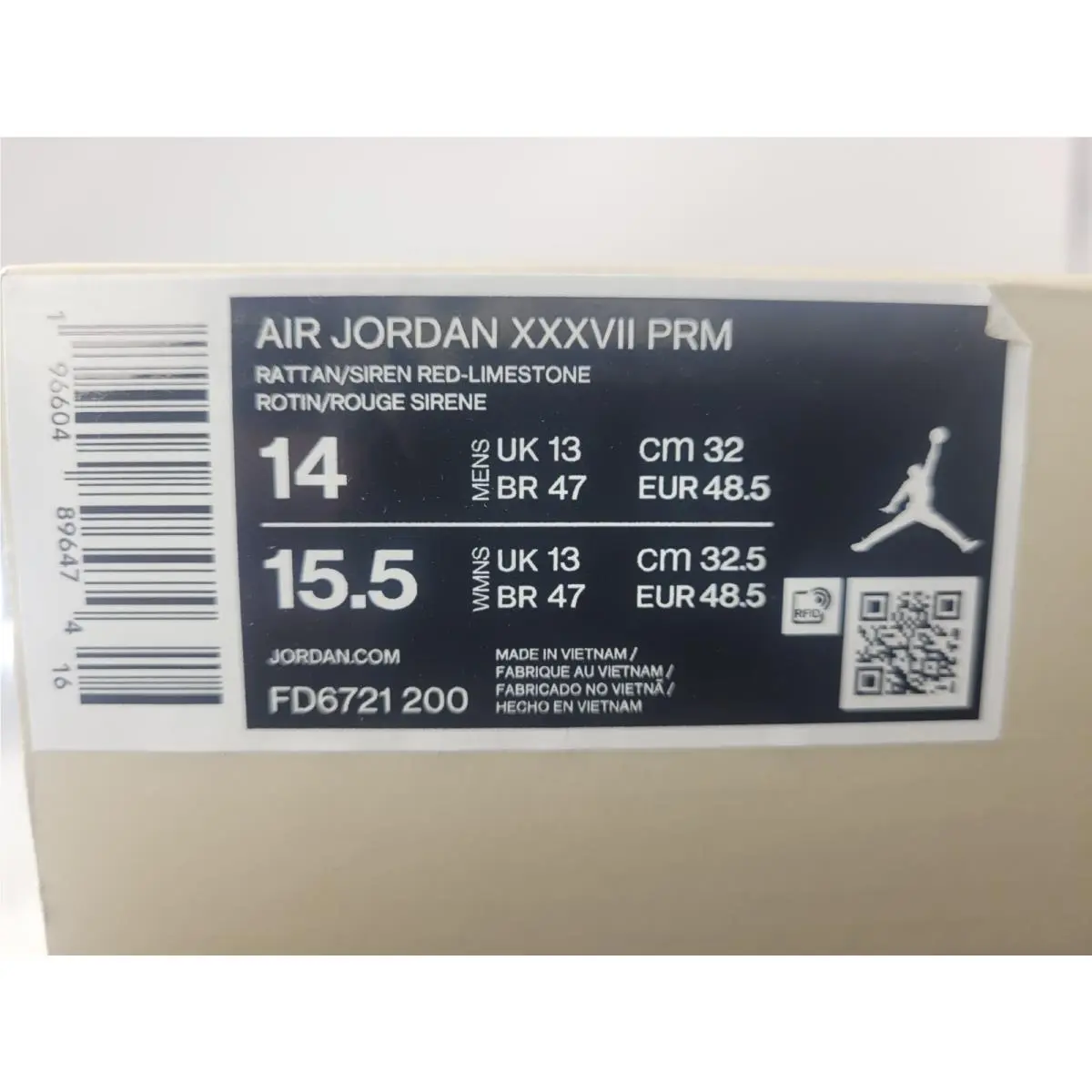 Nike shoes - Air Jordan 37 - Air - FD6721-200 - Beige 20