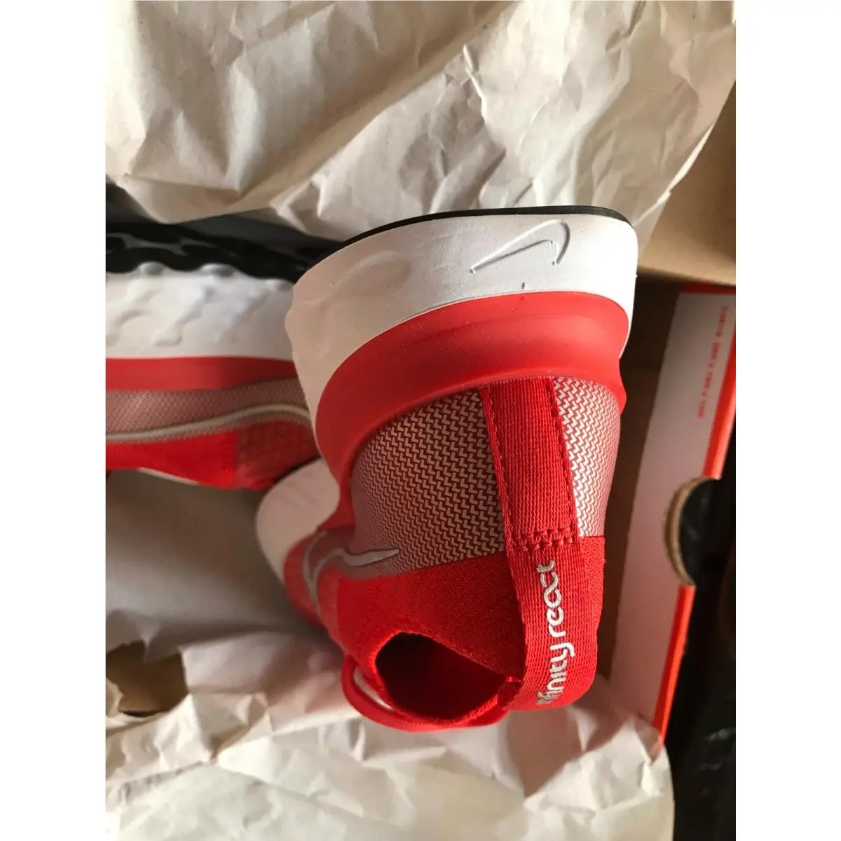 Nike shoes - NIKE REACT INFINITY RUN FK - DC2054-600 - Chile Red/Metallic Silver 9