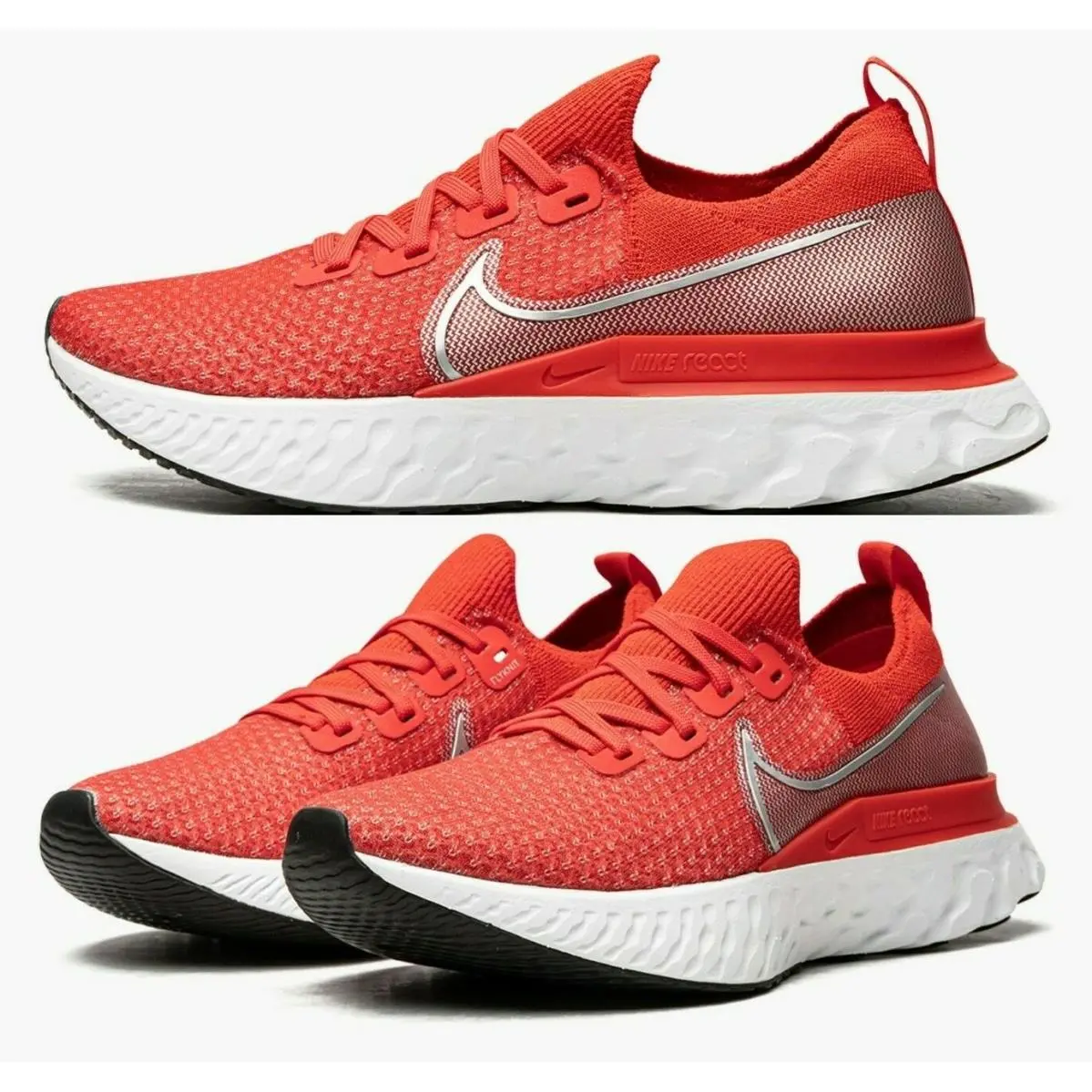 Nike shoes - NIKE REACT INFINITY RUN FK - DC2054-600 - Chile Red/Metallic Silver 10