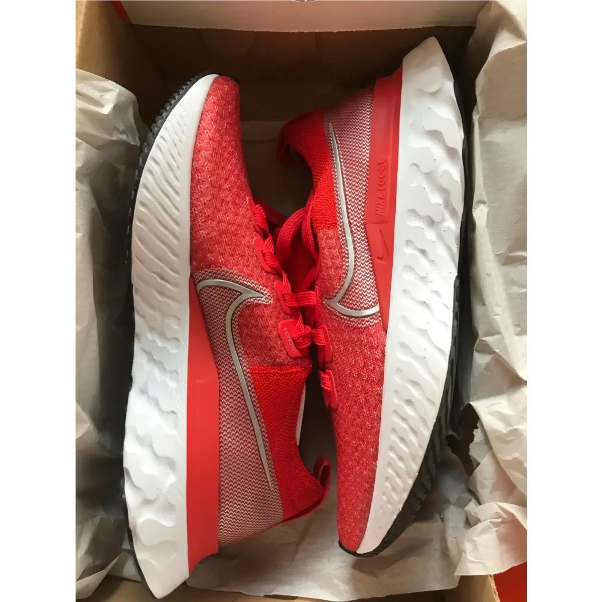 Nike shoes - NIKE REACT INFINITY RUN FK - DC2054-600 - Chile Red/Metallic Silver 17