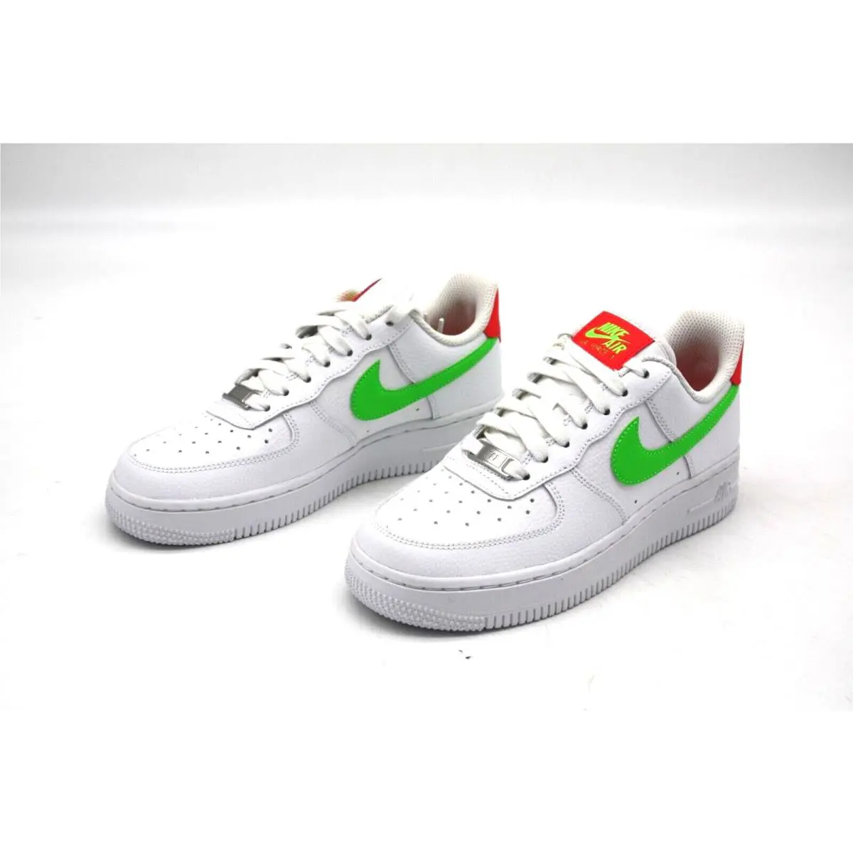 Nike shoes - Nike Air Force 1 - Air Force - CT4328-100 - WHITE/LASER CRIMSON/GREEN 2