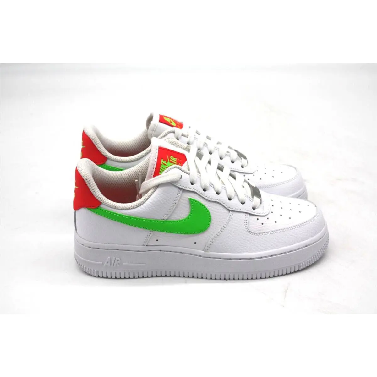 Nike shoes - Nike Air Force 1 - Air Force - CT4328-100 - WHITE/LASER CRIMSON/GREEN 6
