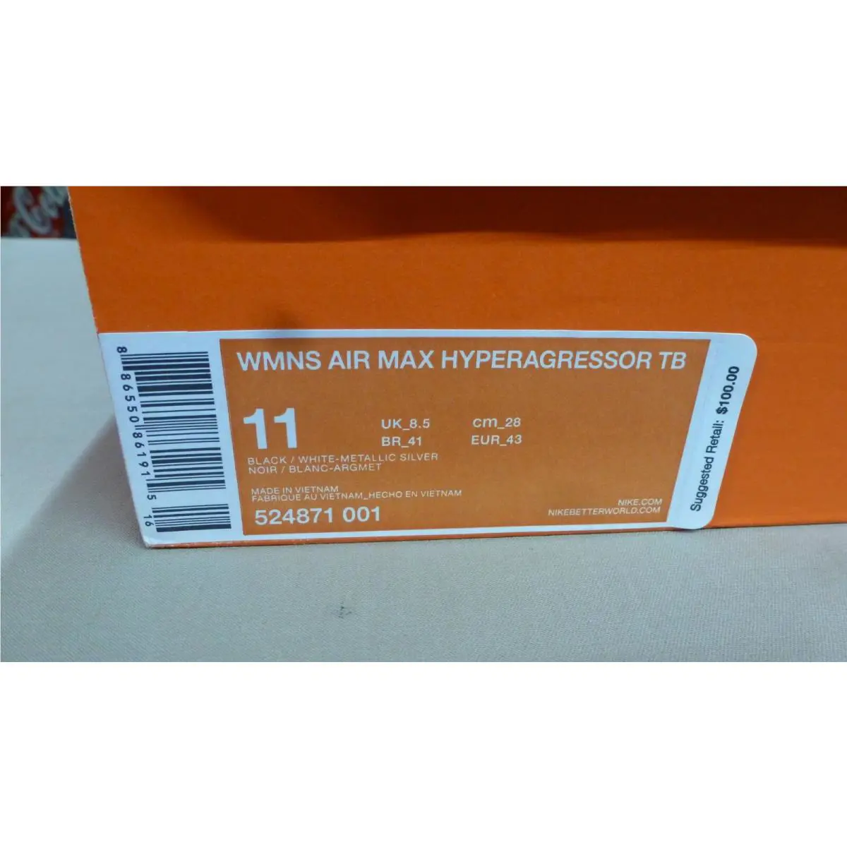 Nike shoes - Nike Air Max Hyperaggressor - Air Max Hyperaggressor - Black 0
