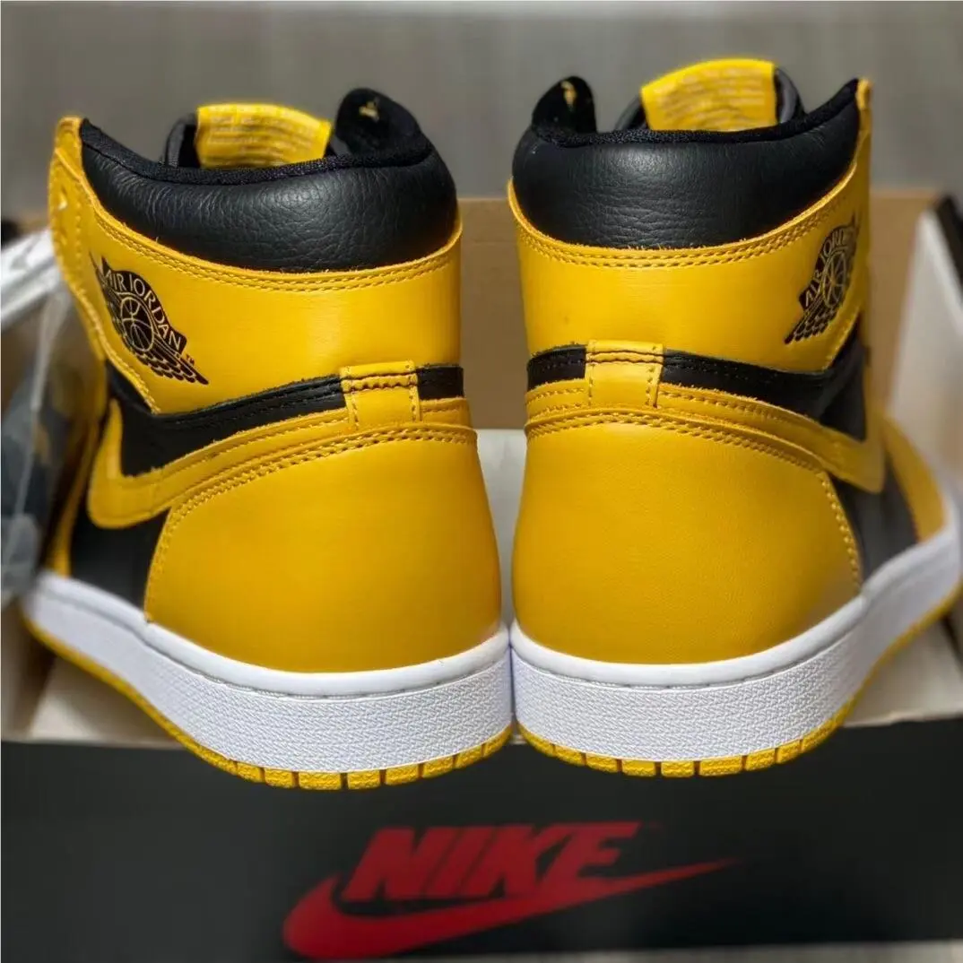 Nike shoes - Air Jordan 1 - Air - 555088-701 - POLLEN/BLACK-WHITE 8
