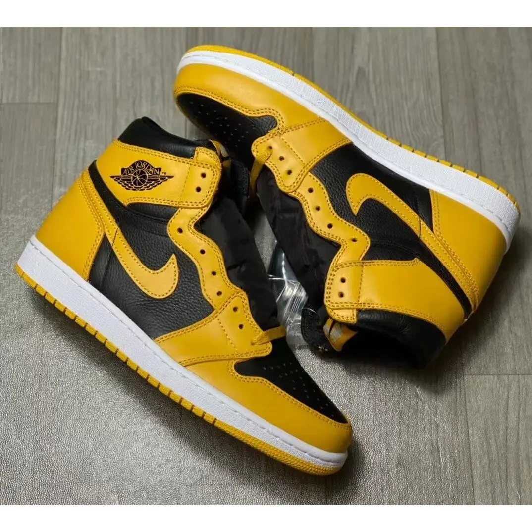 Nike shoes - Air Jordan 1 - Air - 555088-701 - POLLEN/BLACK-WHITE 18