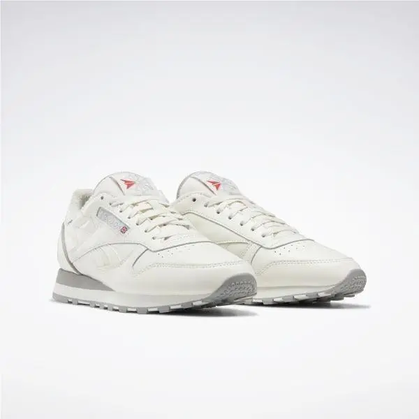 Reebok Men`s Classic Leather Vintage Sneaker GX0281 Chalk/vector Red Size 5.5M