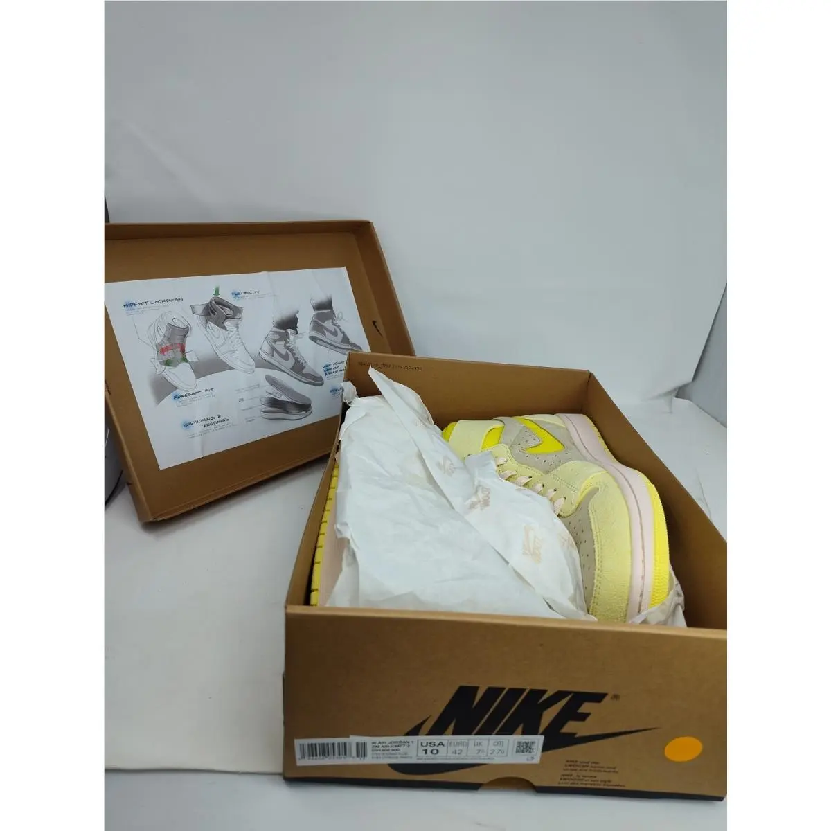 Nike shoes - Air Jordan 1 Zoom - Air Zoom - Dv1305-800 - Yellow 1