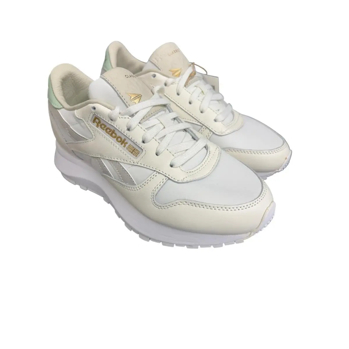 Reebok shoes - Classic Leather SP - Classic Leather - LIT95 - Chalk/Moonstone/Light Sage (UPC: 195735140067) 12