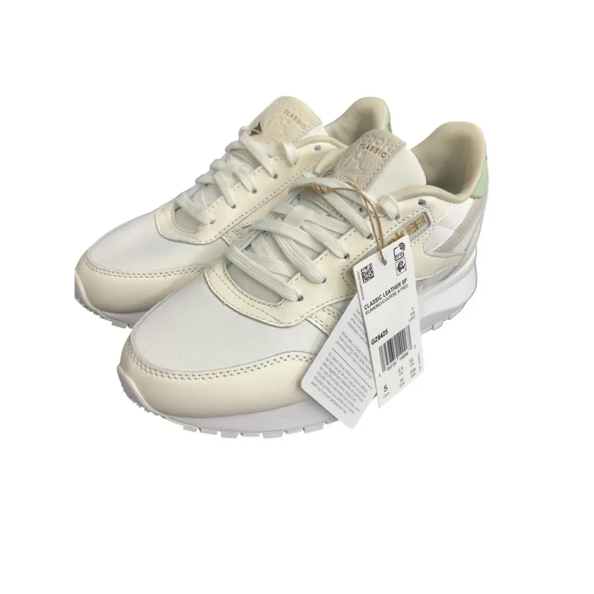 Reebok shoes - Classic Leather SP - Classic Leather - LIT95 - Chalk/Moonstone/Light Sage (UPC: 195735140067) 0