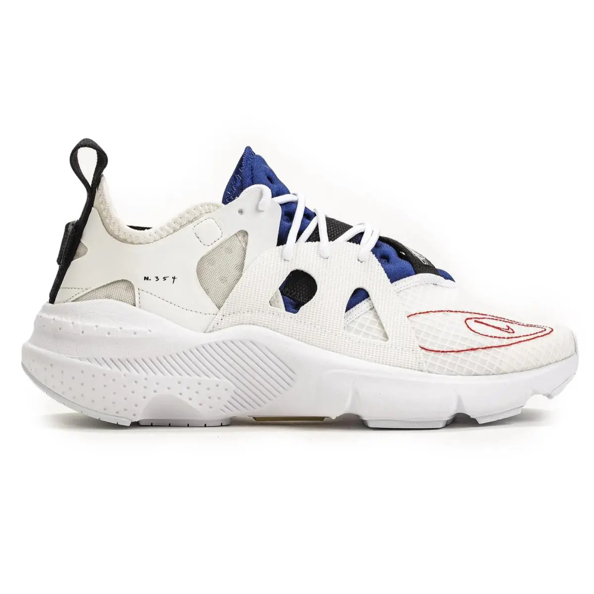 Men`s Nike Huarache Type `summit White` BQ5102 100 - Summit White/University Red/Deep Royal Blue