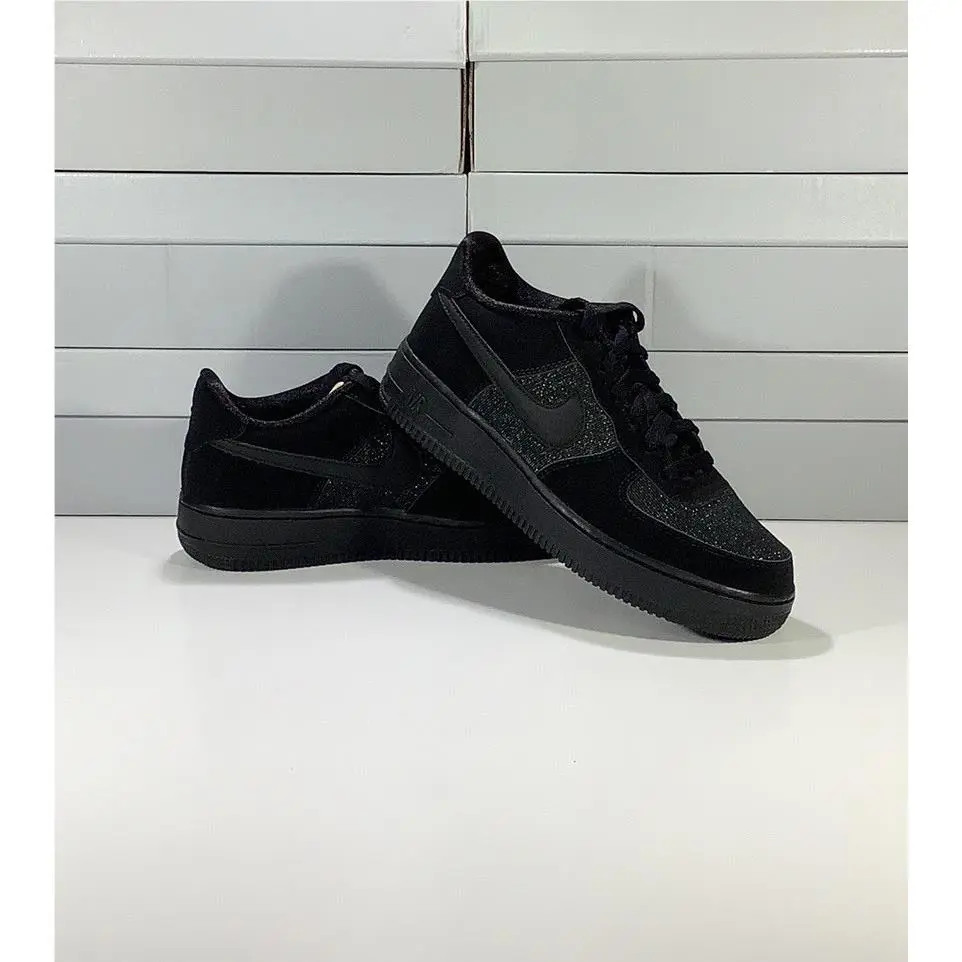 Nike shoes - Nike Air Force 1 LV8 - 849345-002 - Black/Black, Manufacturer: Black/Black 7