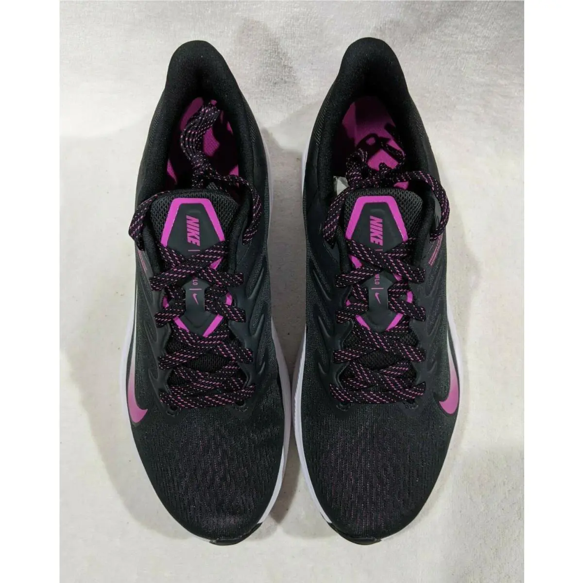 Nike shoes - Nike Zoom Winflo 7 - Zoom Winflo - CJ0302-001 - Dark Grey/Black/Fire Pink 1