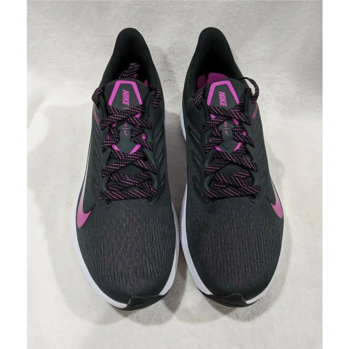 Nike shoes - Nike Zoom Winflo 7 - Zoom Winflo - CJ0302-001 - Dark Grey/Black/Fire Pink 2