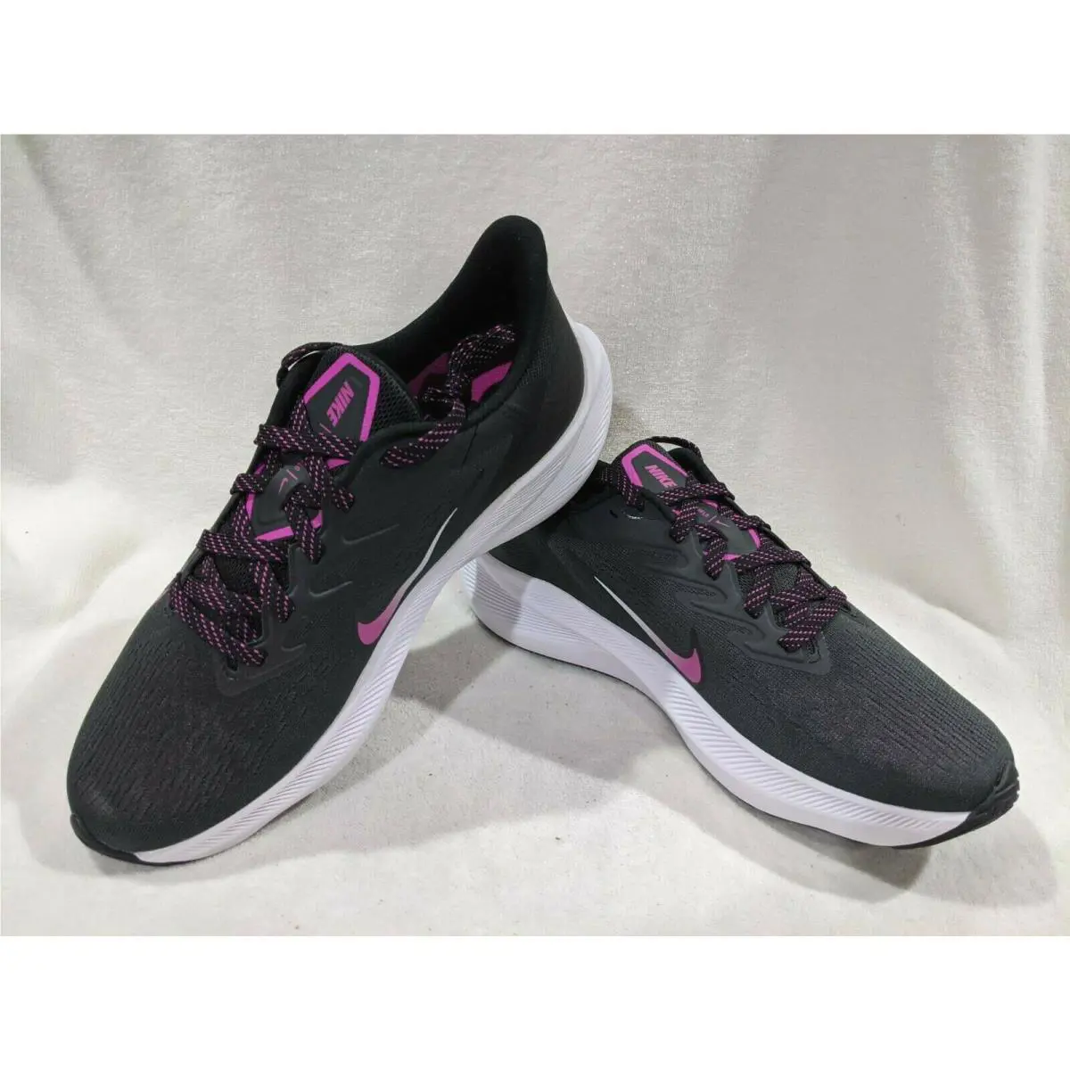 Nike shoes - Nike Zoom Winflo 7 - Zoom Winflo - CJ0302-001 - Dark Grey/Black/Fire Pink 8