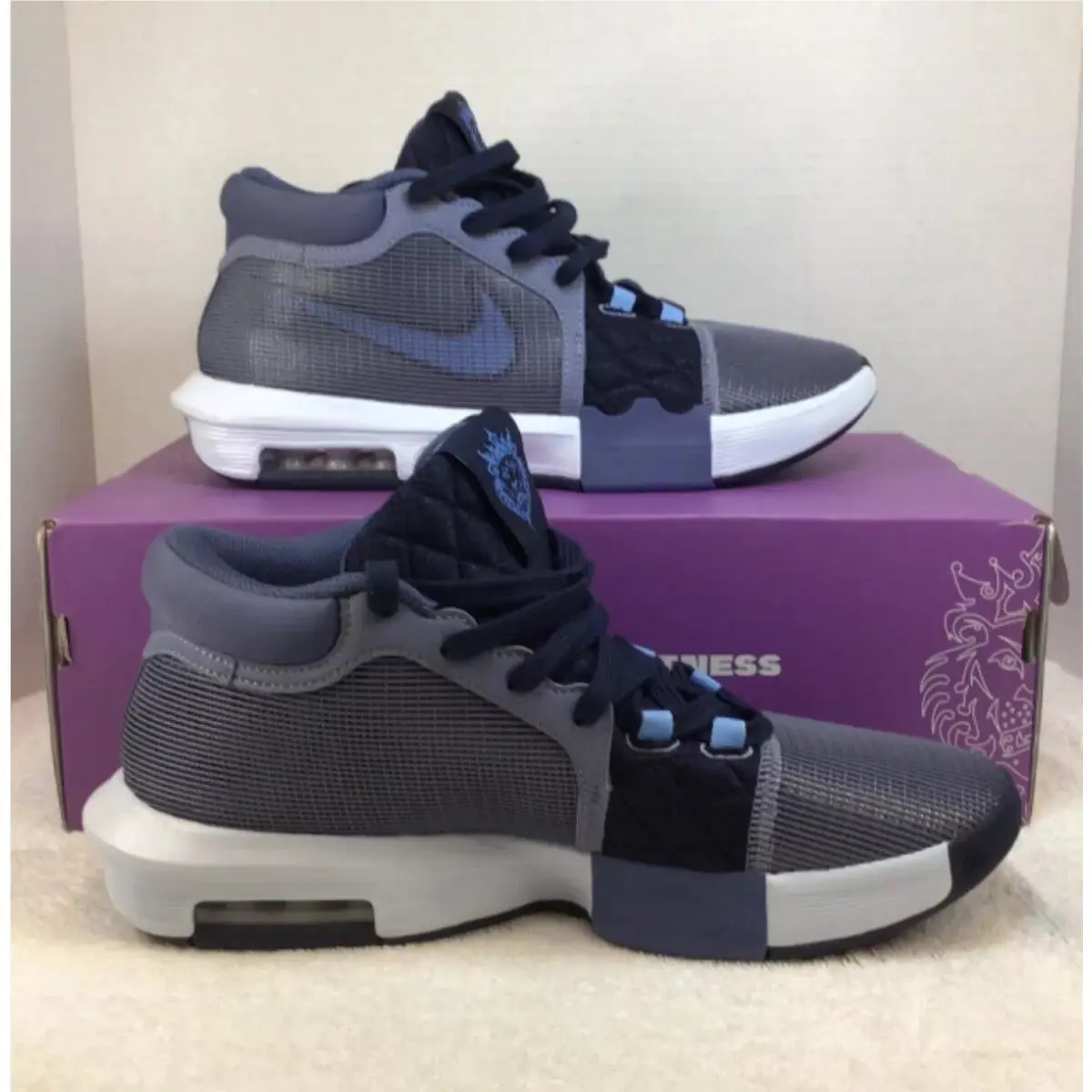 Nike shoes - Nike LeBron Witness VIII - LeBron Witness VIII - FB2239 400 - Ashen Slate/White, Manufacturer: Ashen Slate/White 0