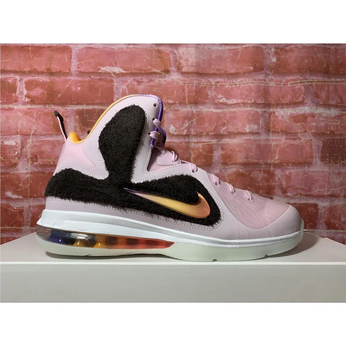 Nike shoes - Nike LeBron 9 - LeBron - DJ3908-600 - Regal Pink/Multi-Color/Velvet Brown 5