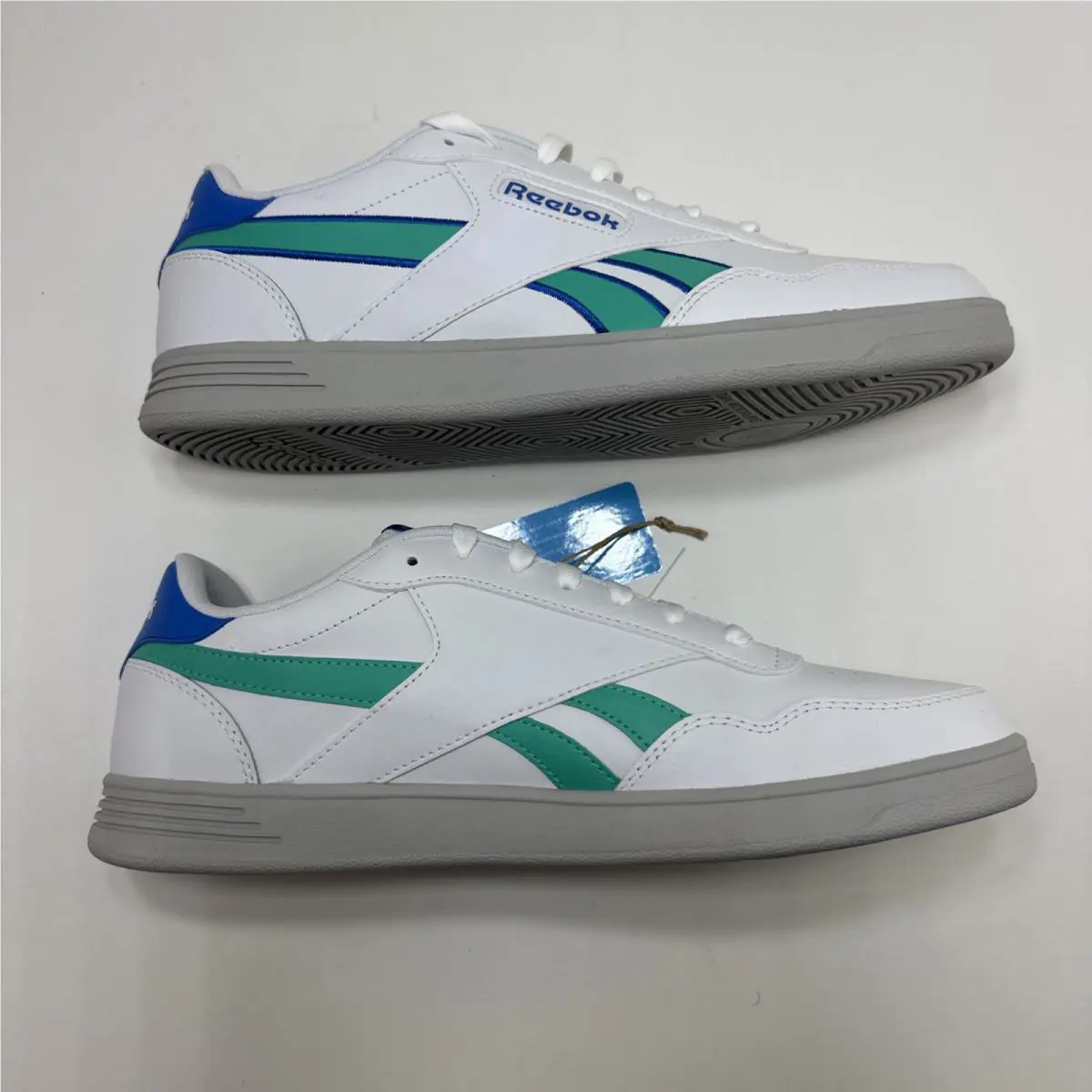 Reebok shoes - Reebok AD Court - Court - WHITE/KINETICBLUE/UNLSHEDGREEN 1
