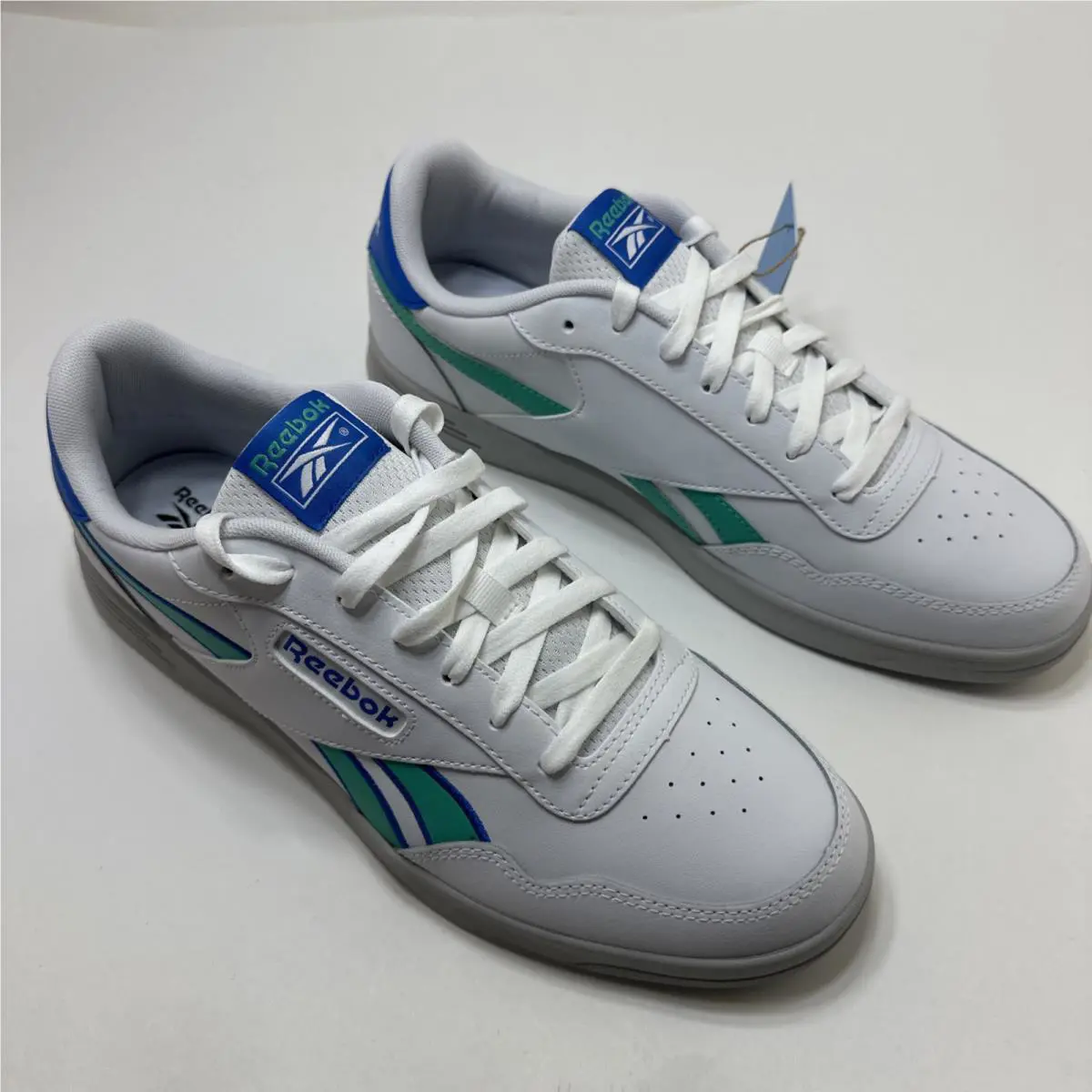 Reebok shoes - Reebok AD Court - Court - WHITE/KINETICBLUE/UNLSHEDGREEN 3