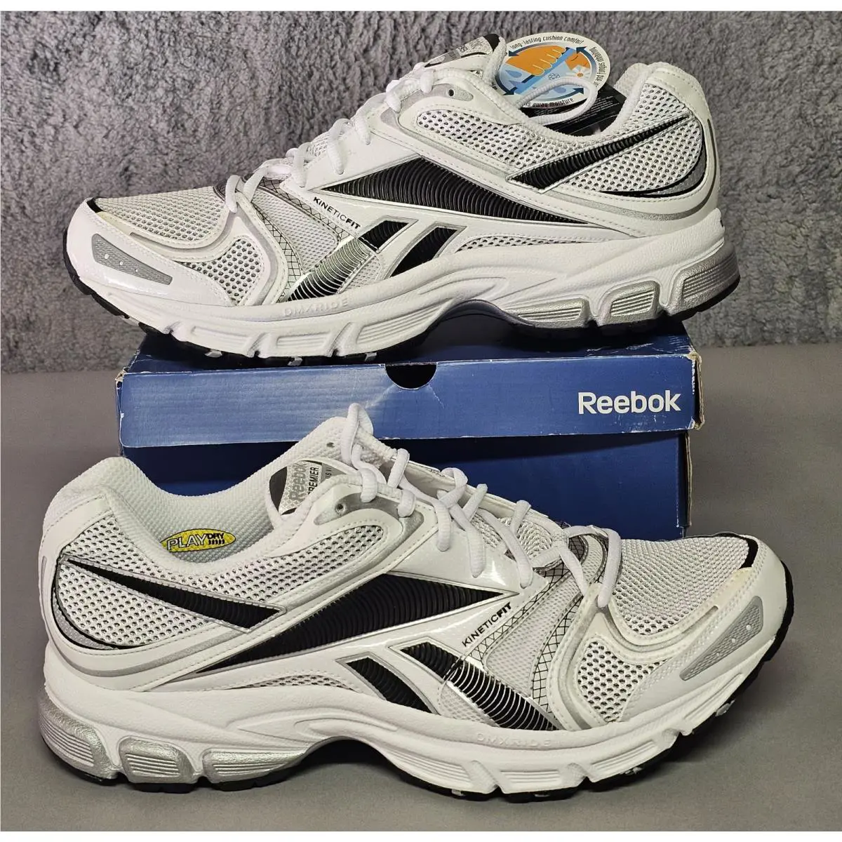 Reebok shoes - Reebok Stability Road Plus KFS VI - Reebok 1-J01836 - White/Black 0