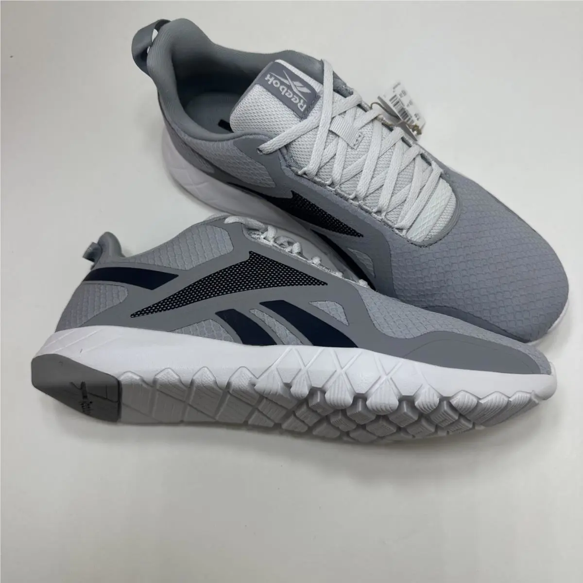 Reebok shoes - Reebok Flexagon Force 3 Wide 4E GY4364 - GY4364 - Cold Grey / Vector Navy (UPC: 195733284732) 4